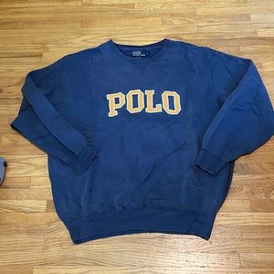 POLO Ralph Lauren vintage navy blue sweatshirt.